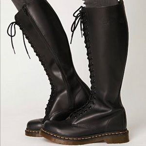Dr. Marten’s 20 eye zip boots